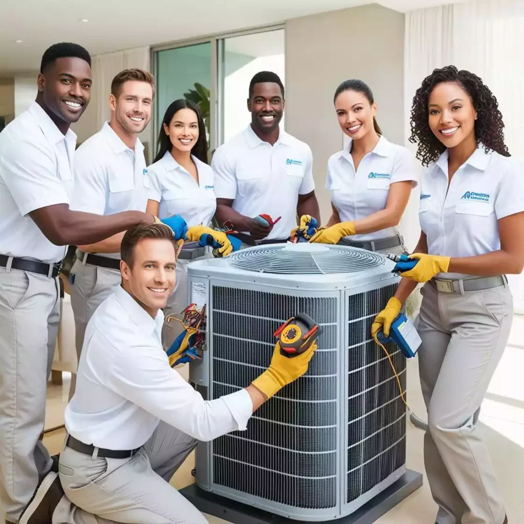 HVAC and ac repair team in los angeles