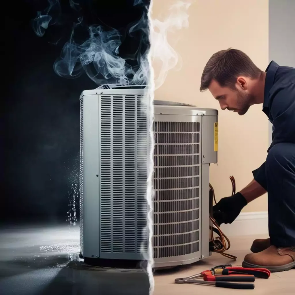 Professional HVAC and AC repair services.